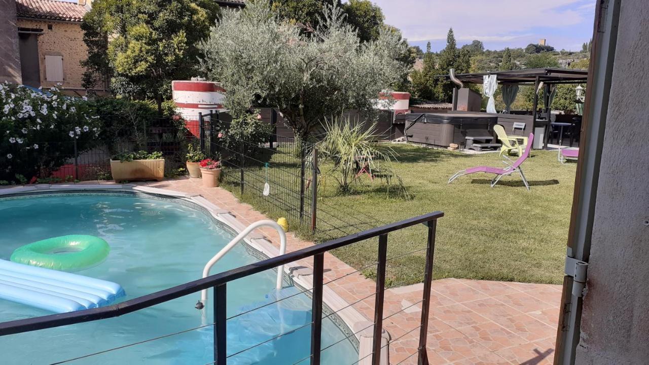 Chambres D'Hotes & Jacuzzi - A L'Ombre Des Amandiers Saint-Martin-d'Ardeche Exterior photo